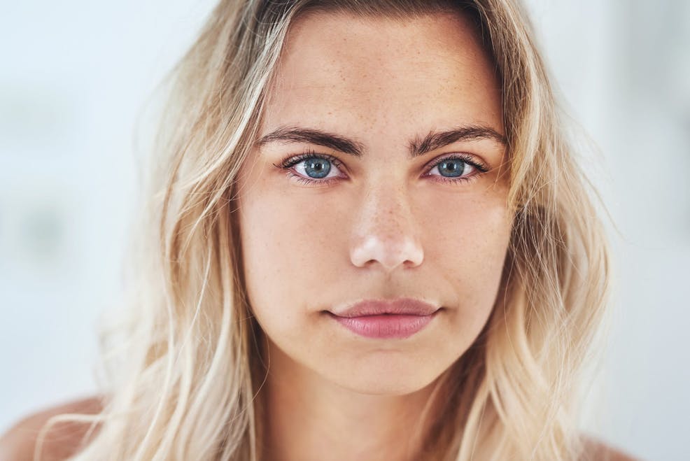 woman looking forward