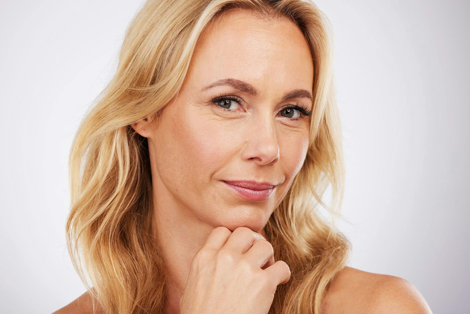 woman with blonde hair