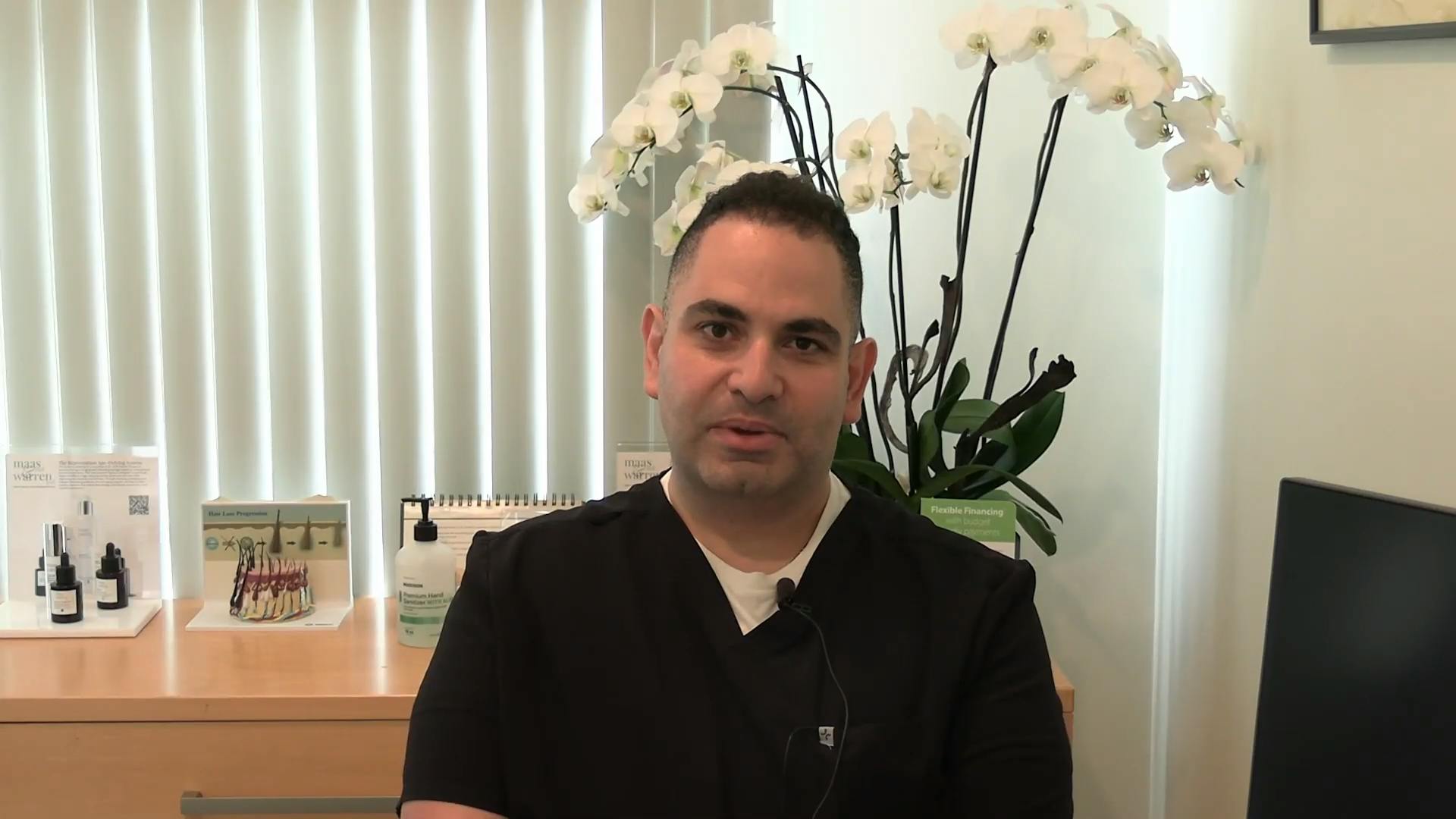 doctor speaking about breast fat transfer