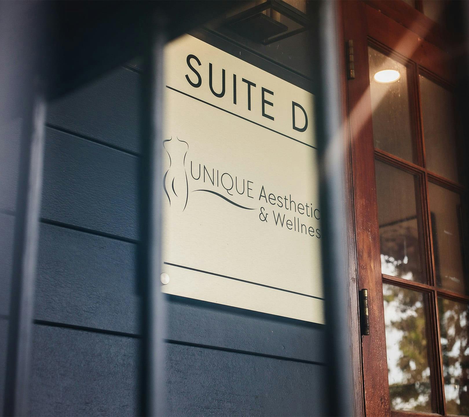 Unique Aesthetics sign