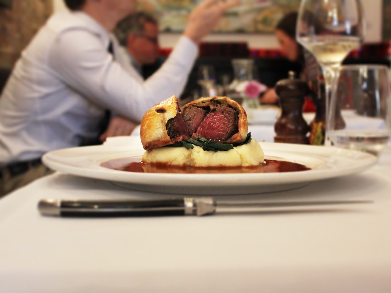 Beef Wellington - The Oak Bistro - Cambridge Restaurant