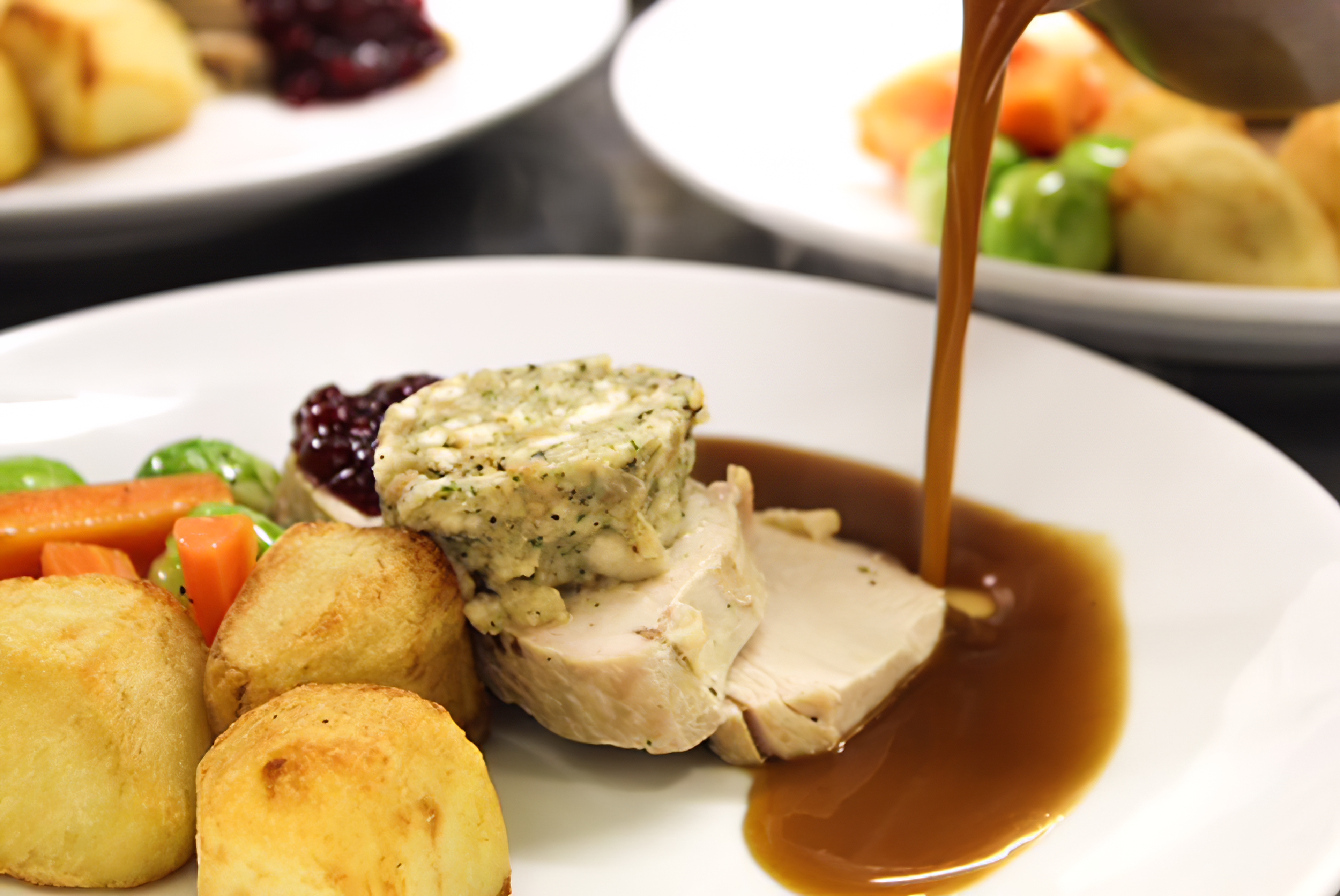 food, food presentation, meal, lunch, plate, bread