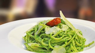 food, food presentation, pasta, spaghetti, plate