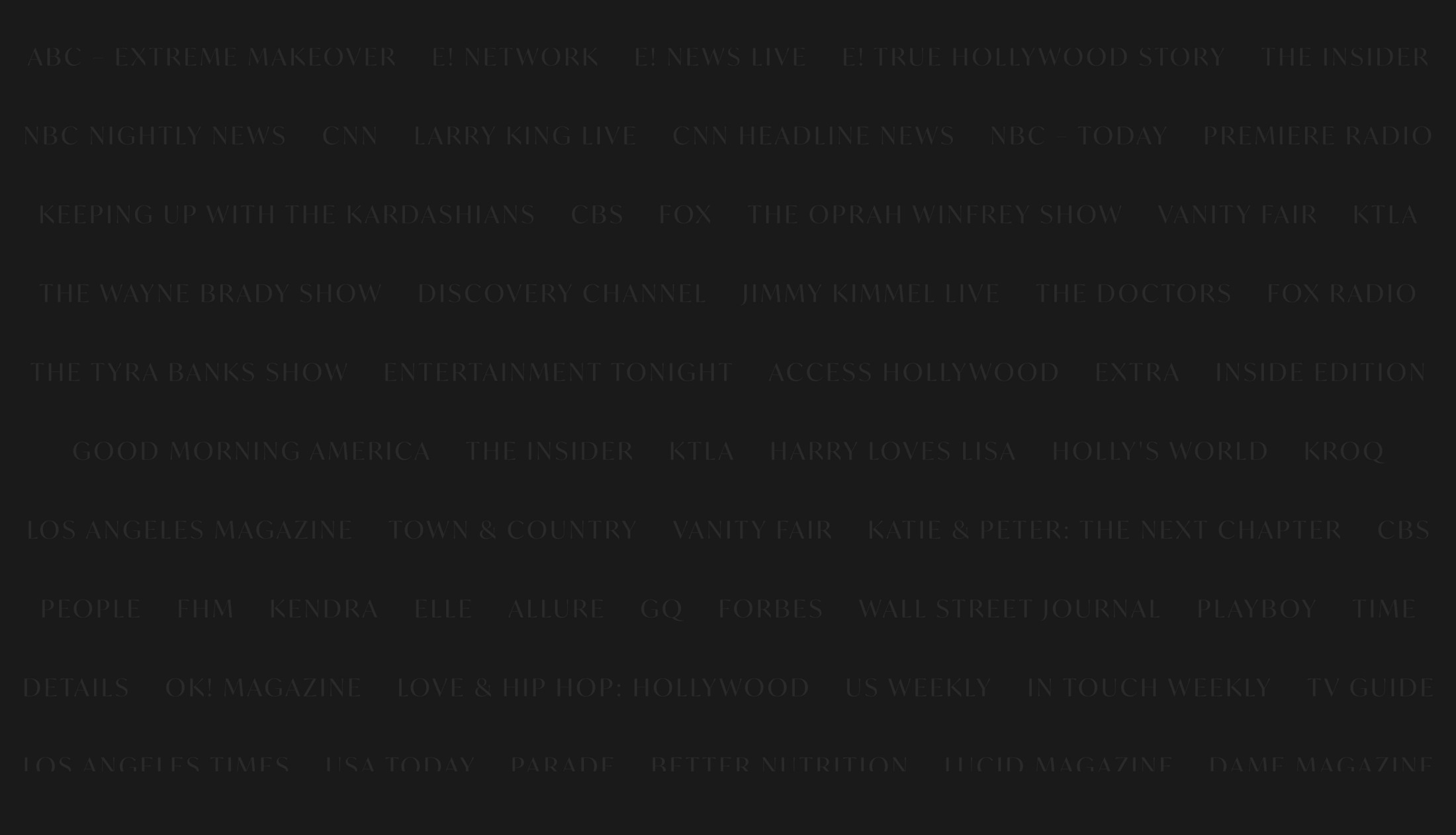 dark background with text