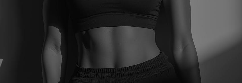 close up of woman's stomach