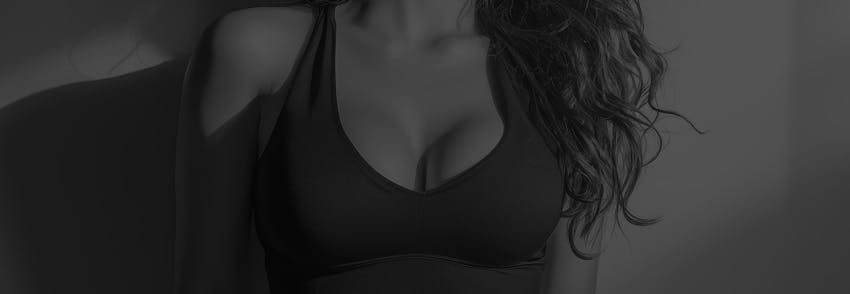 close up of woman's chest