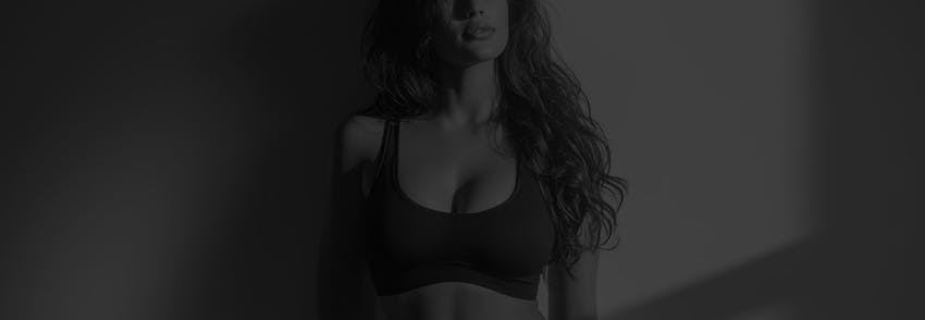 close up of woman's chest