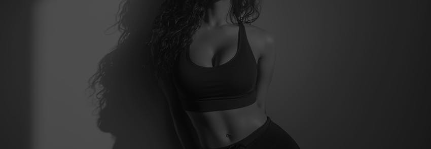 close up of woman's chest