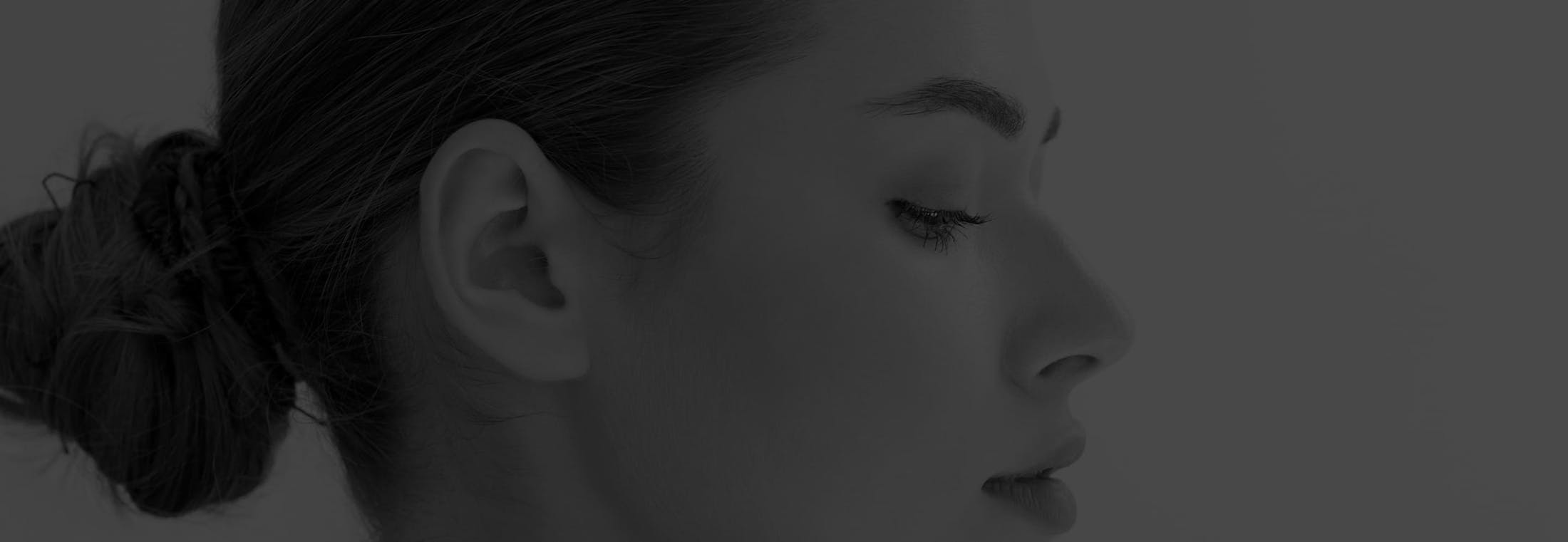 woman looking down