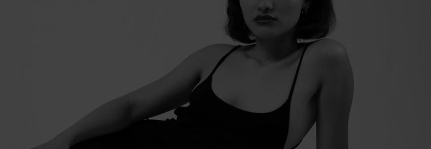 close up of a woman's chest