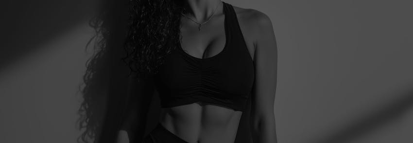 close up of woman's chest