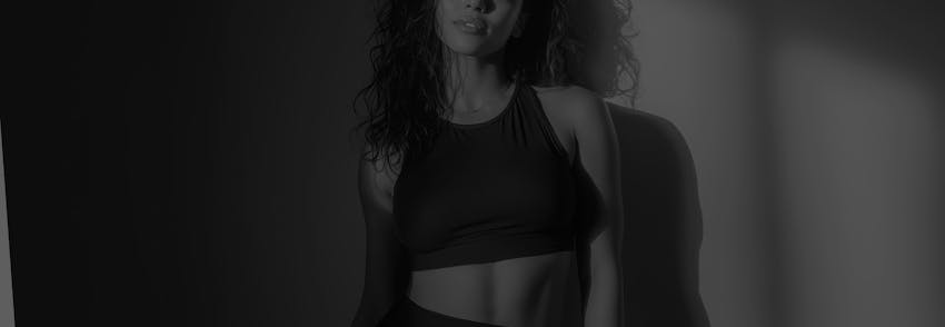 close up of woman's chest