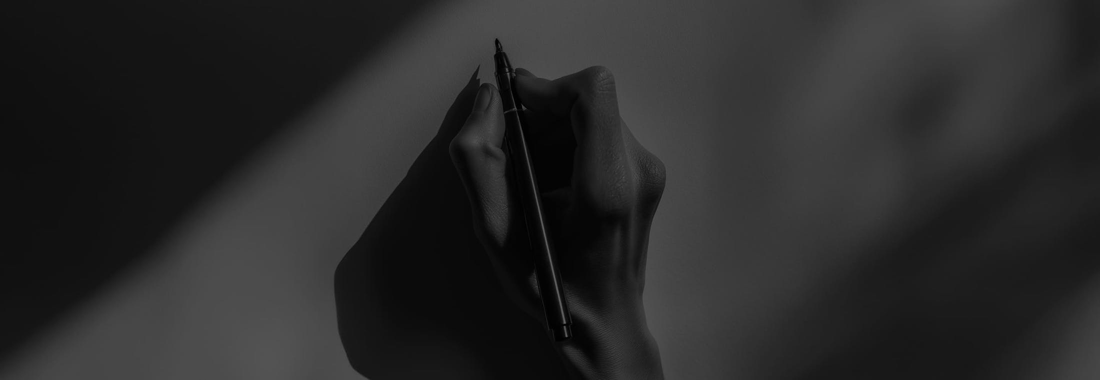 person writing
