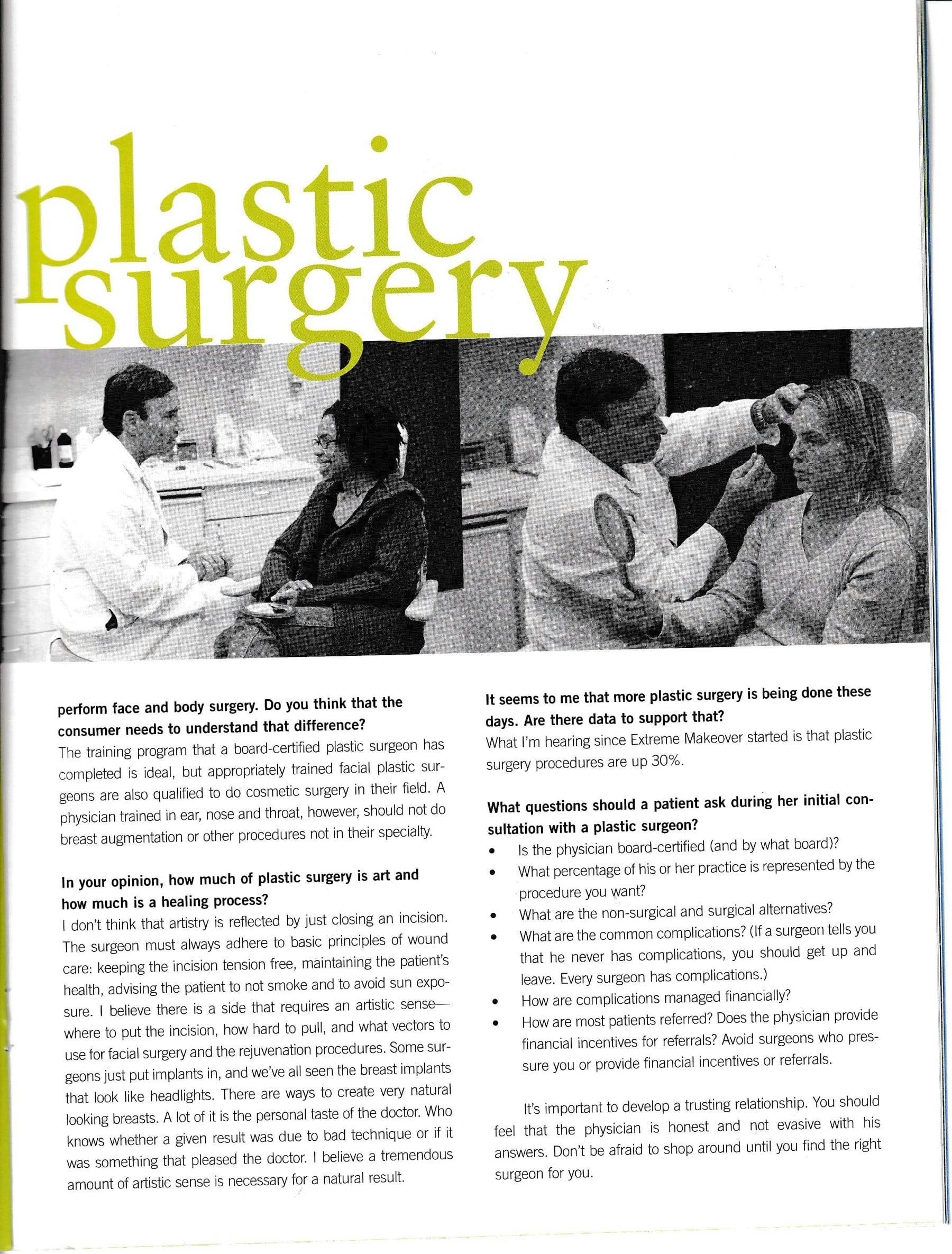 The Naked Truth About Plastic Surgery