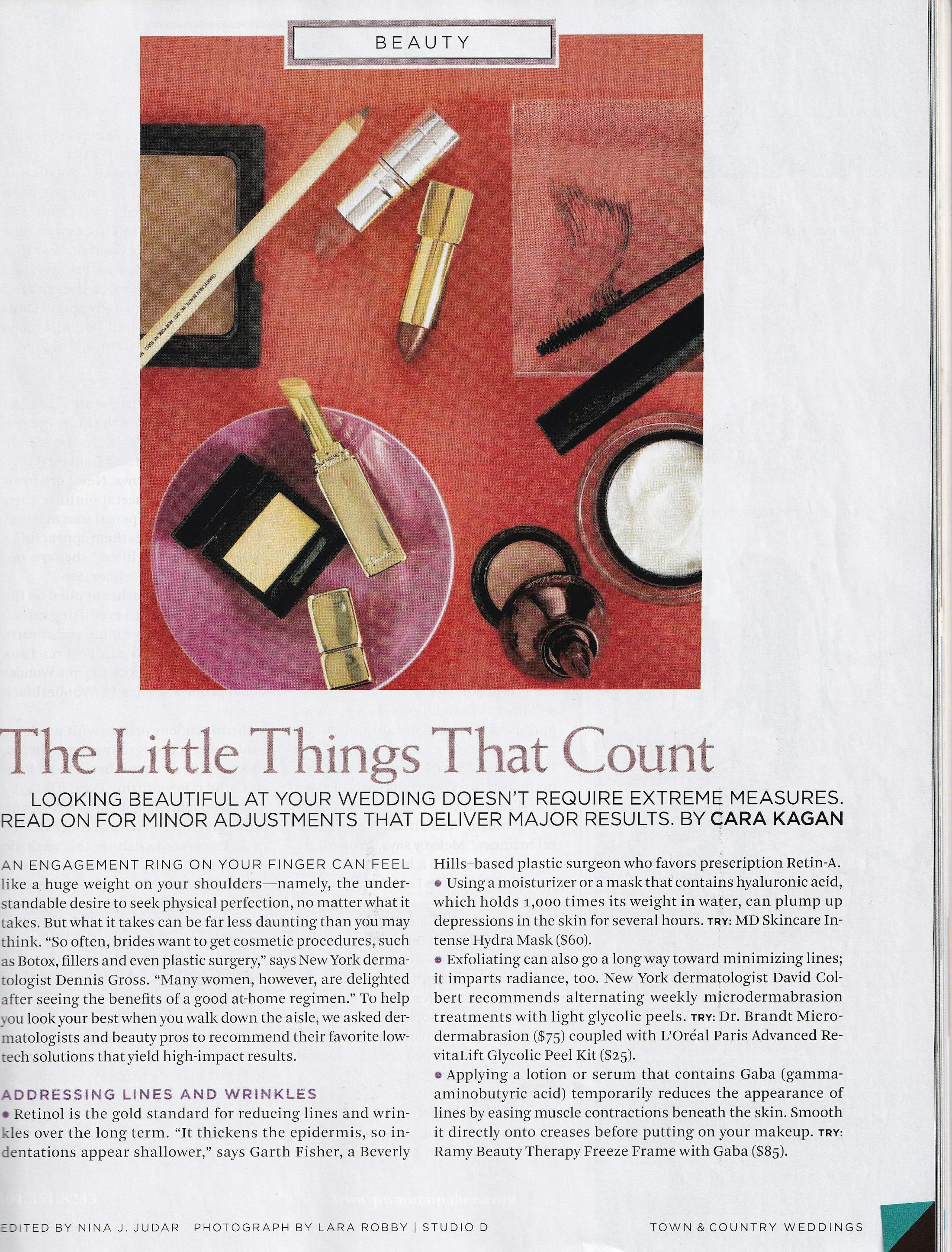 The Little Things That Count