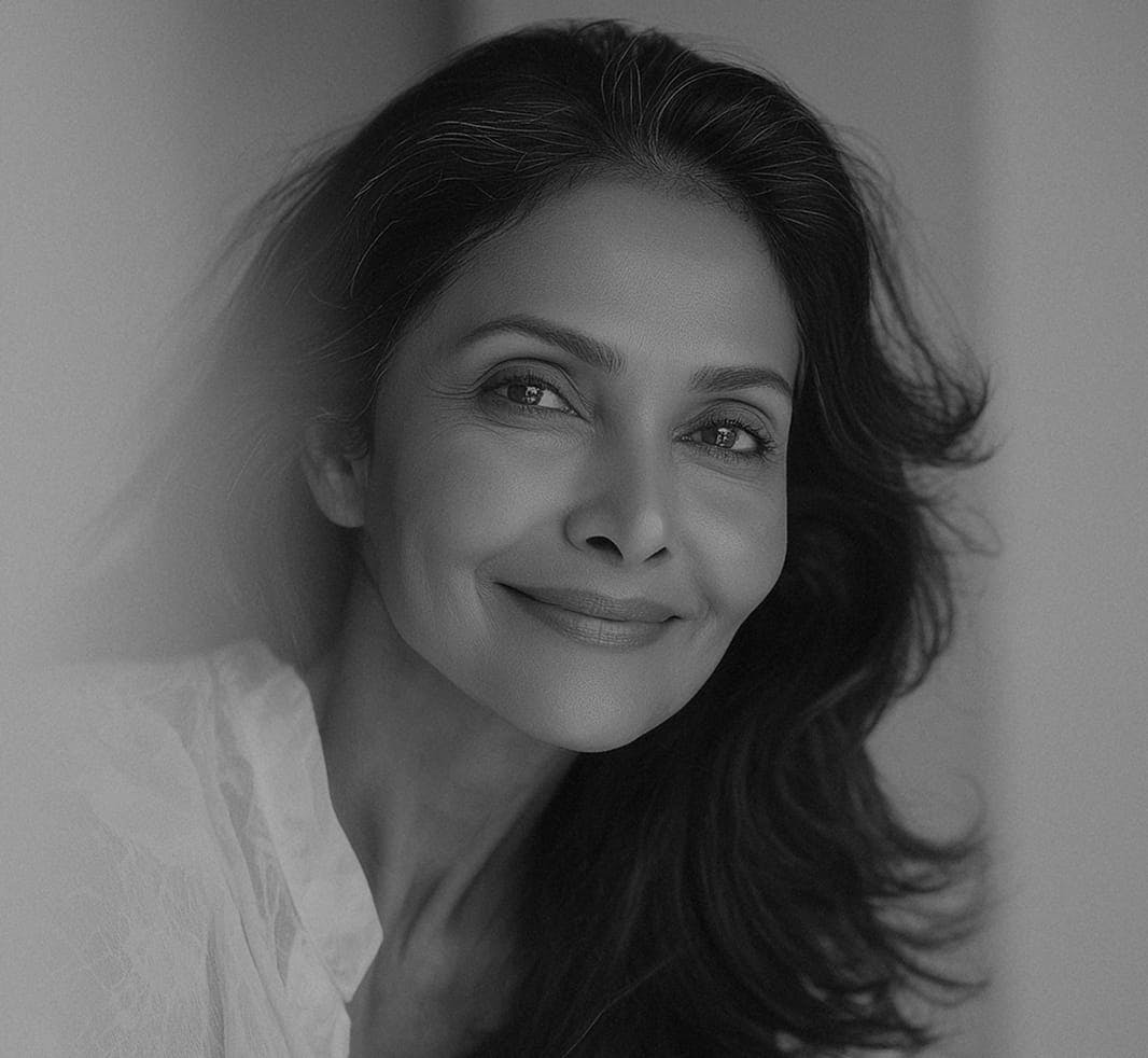 woman smiling