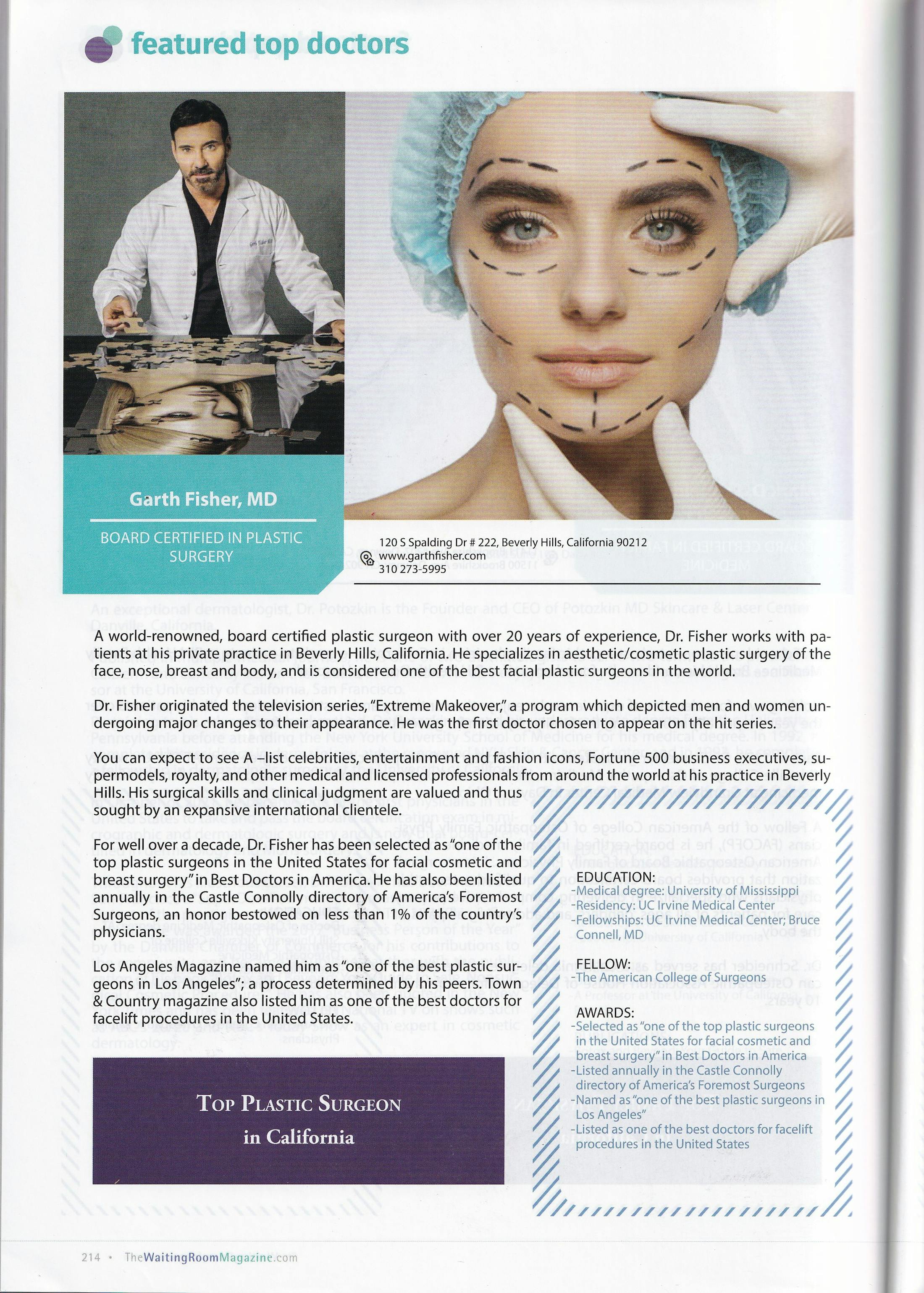 Top Plastic Surgeon in California