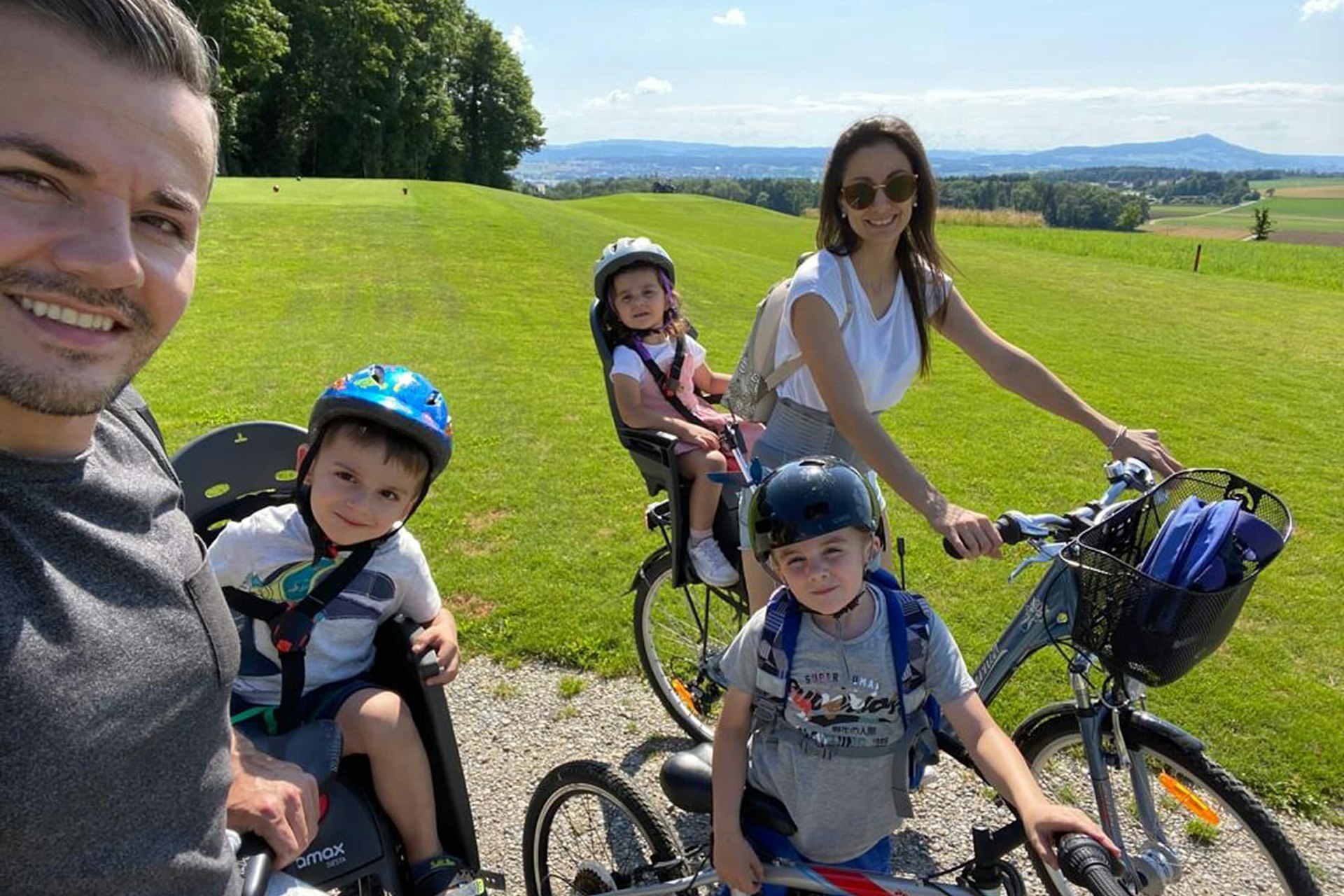 Natasa Kovacevic mit Familie