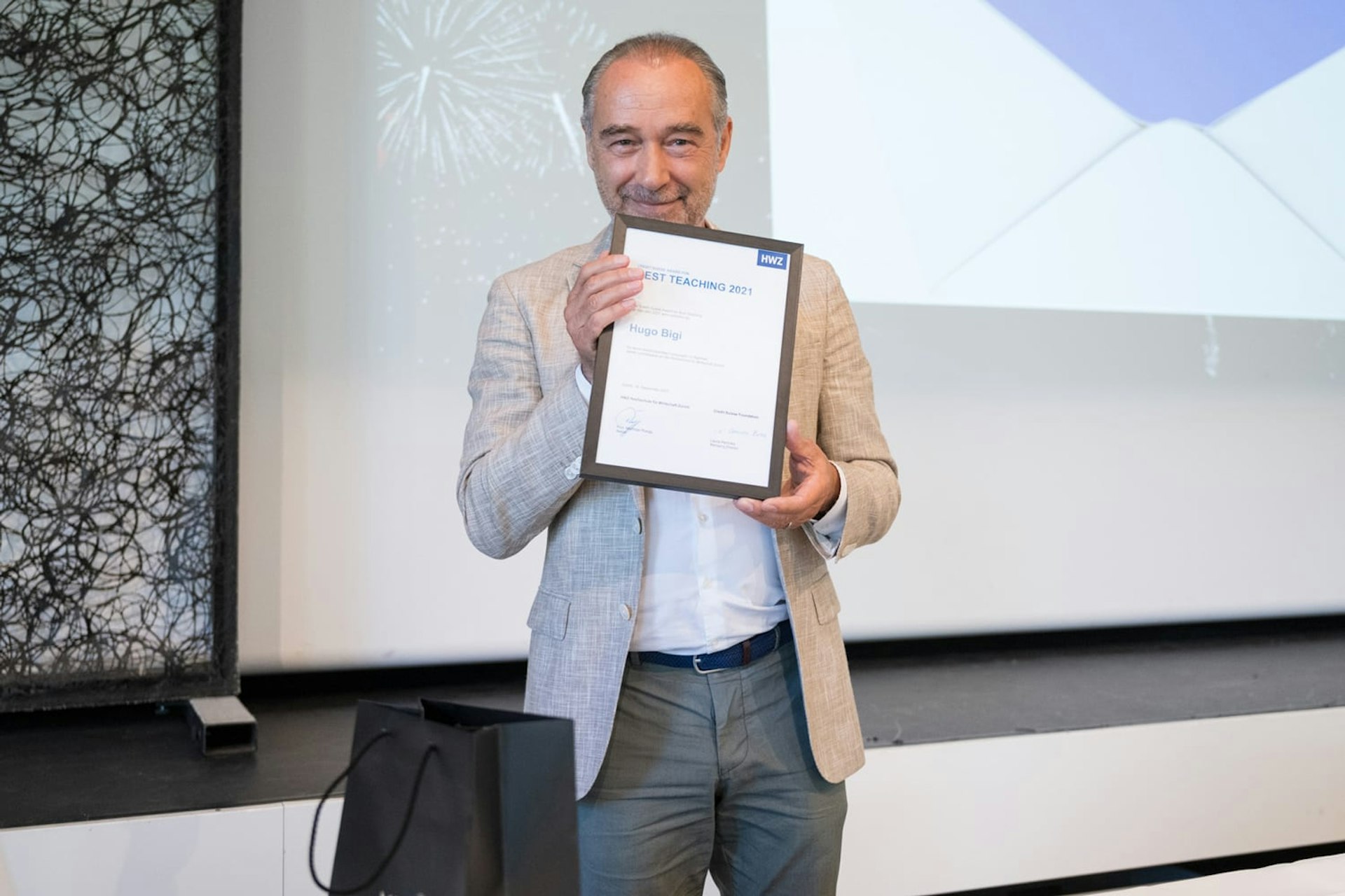 Hugo Bigi Best Teacher Award