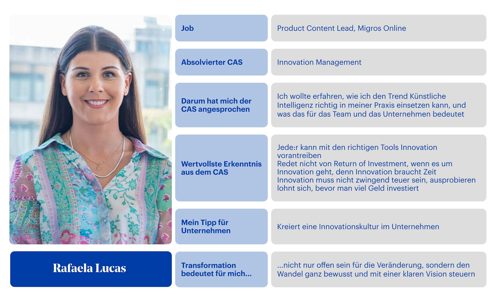 Gesprächsrunde Transformation Steckbrief Rafaela Lucas Web