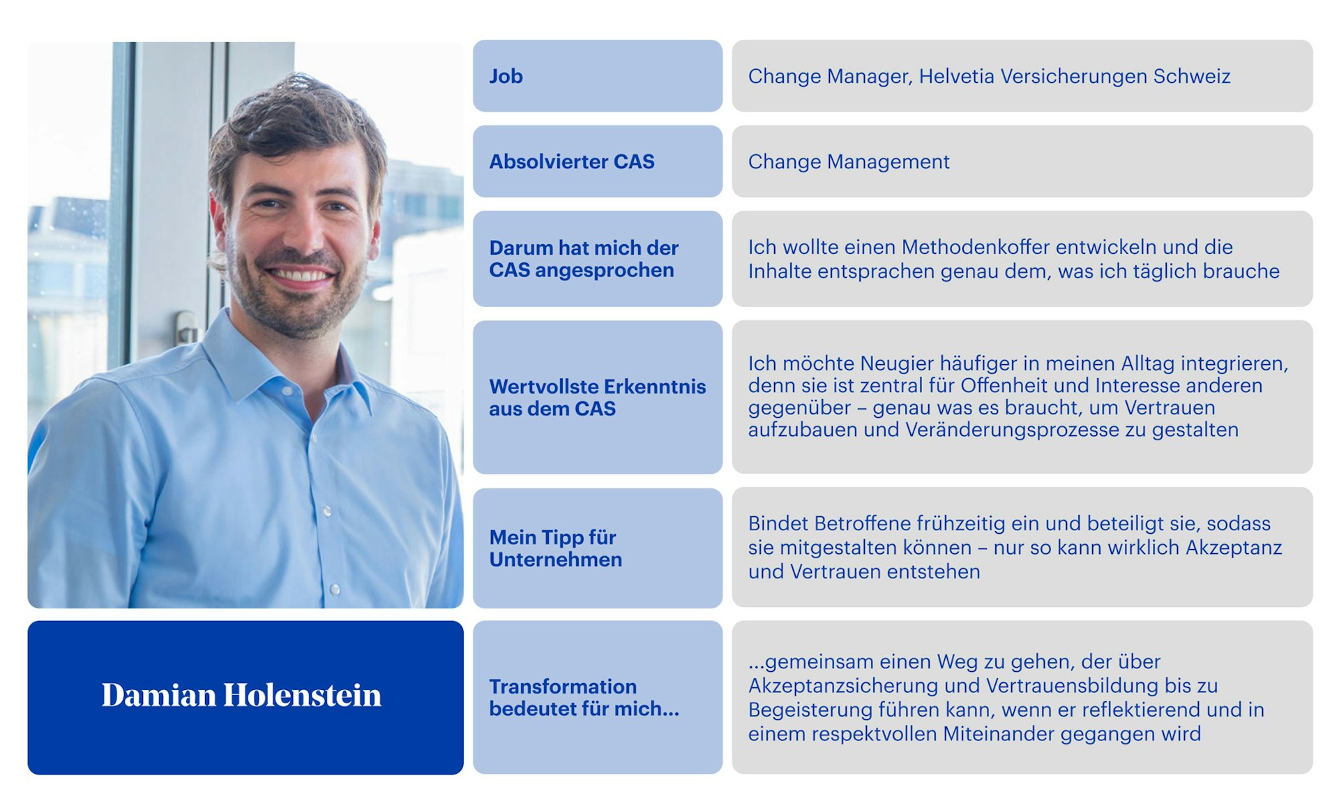 Gesprächsrunde Transformation Steckbrief Damian Holenstein Web