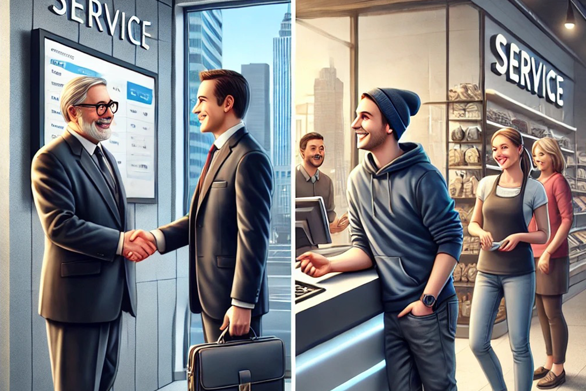 Headerbild Studie Sozialkompetenz Dienstleistungssektor