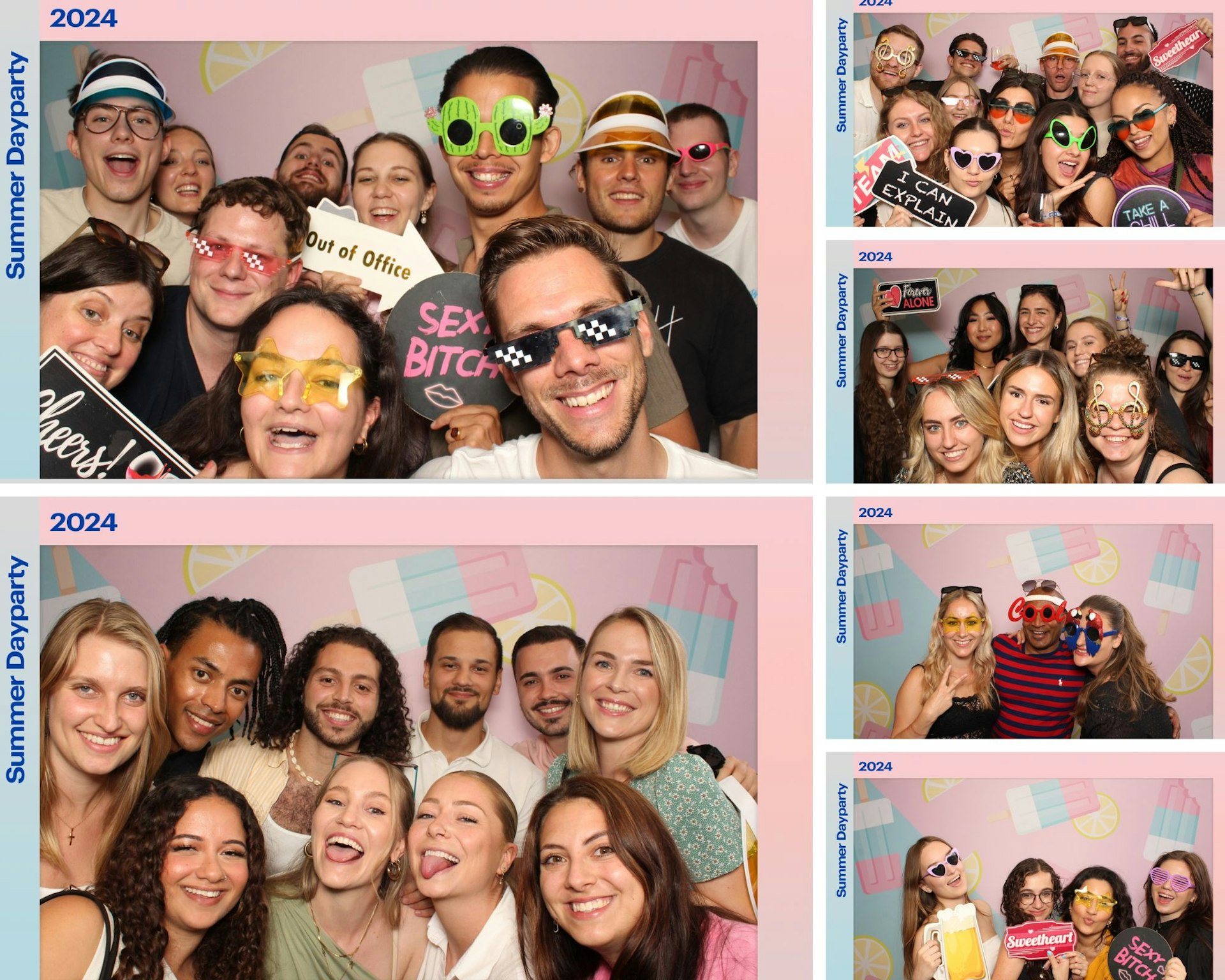 Collage Fotobox Summer Dayparty 2024