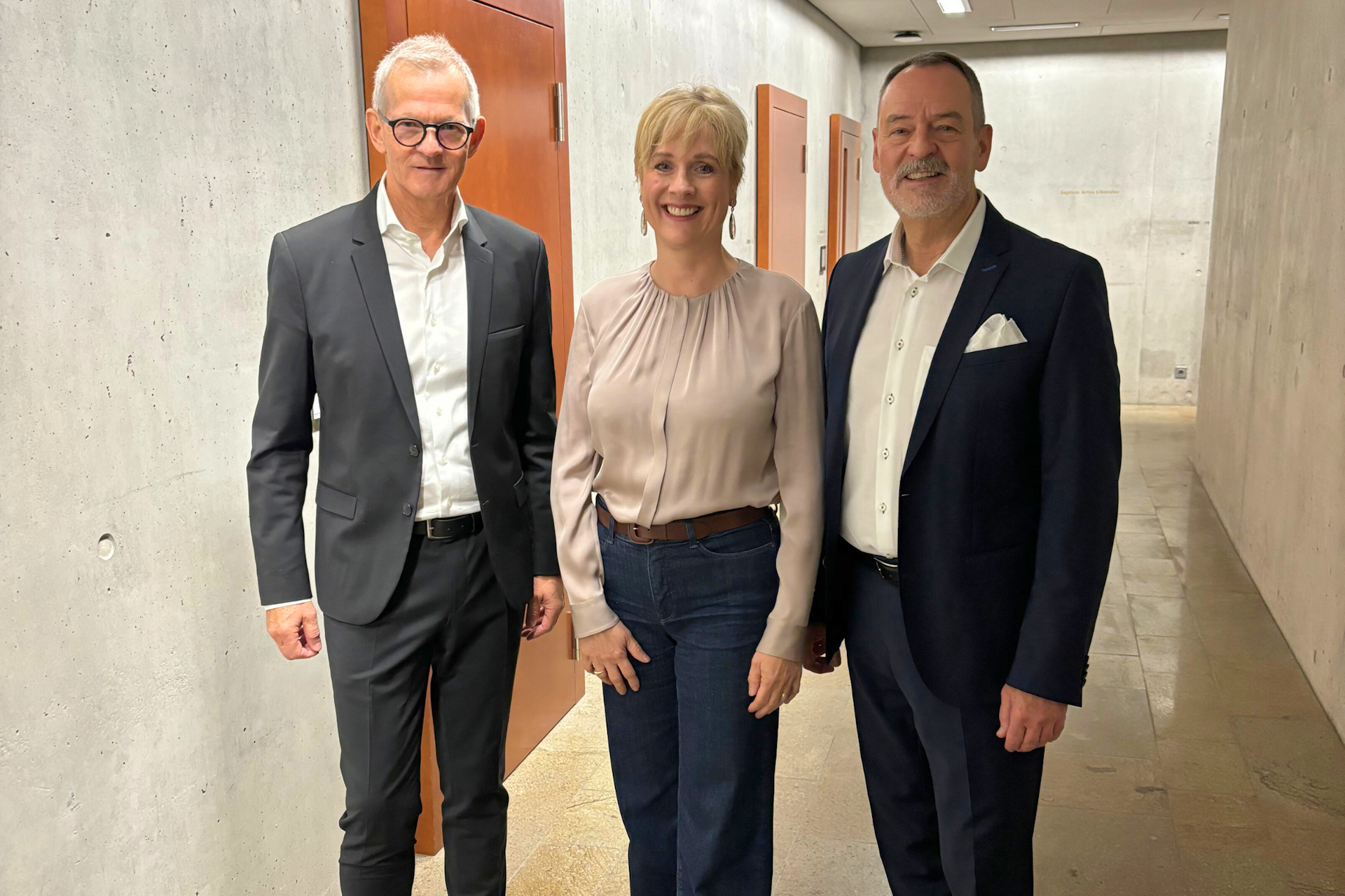 Stefan und Stefan mit Salome Ramseier