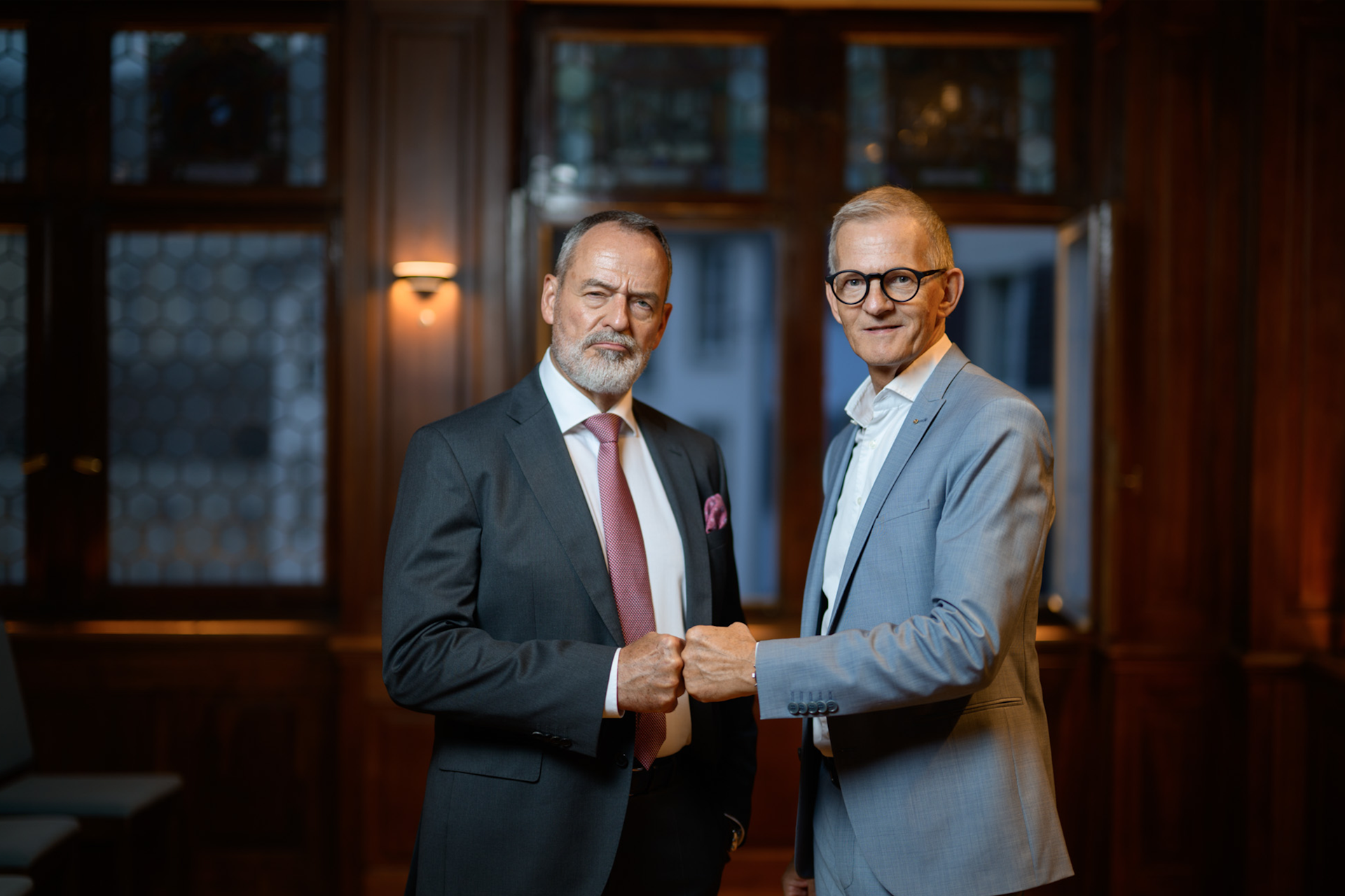 Stefan Eggenberger zusammen mit Stefan Vogler