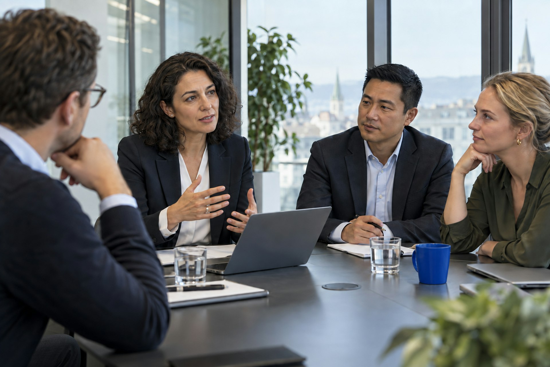Titelbild Seminar Swiss Leadership HWZ – AI generated