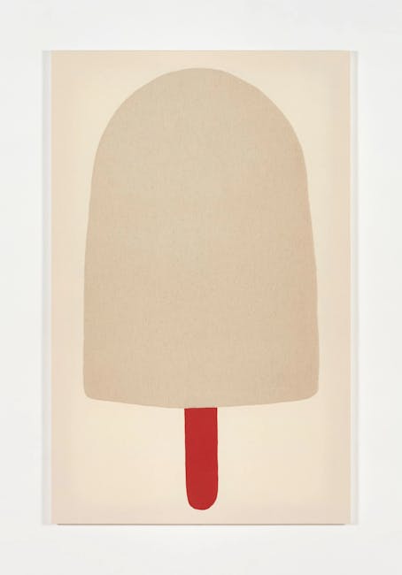 Adelaide Cioni - Go easy on me, one white with red stick