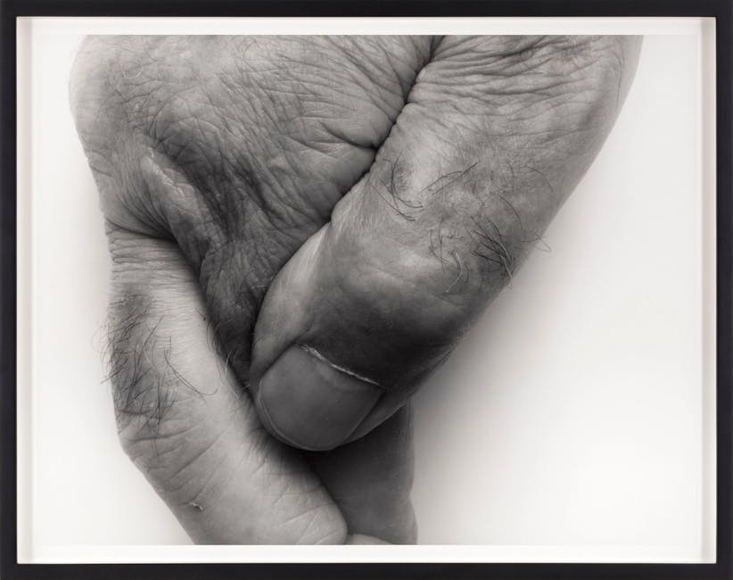 John Coplans - Self Portrait, Thumb & Fingers, I