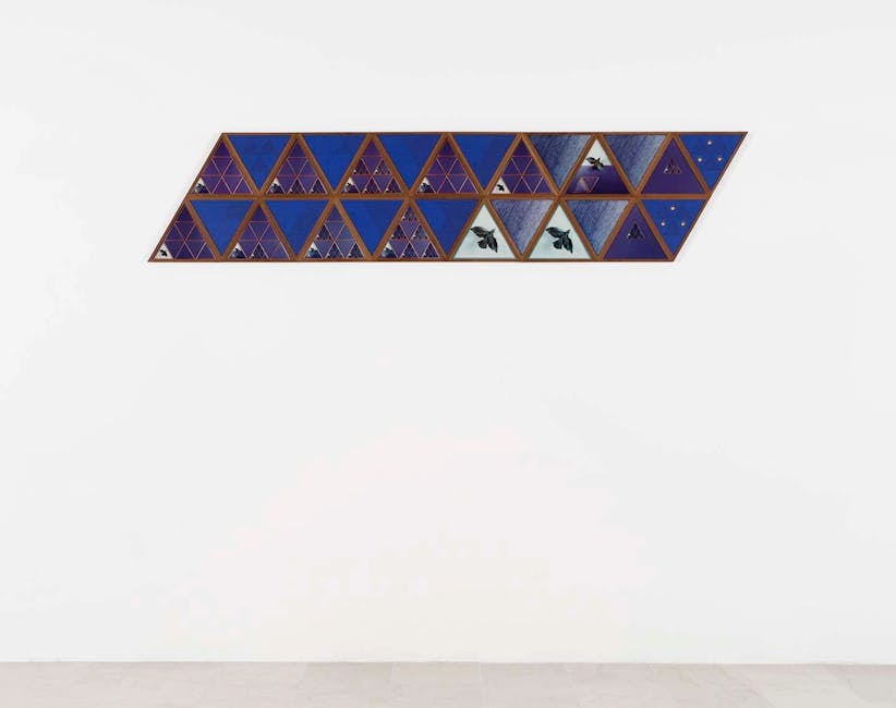 Laura Grisi - Blue Triangles Laura Grisi - Blue Triangles