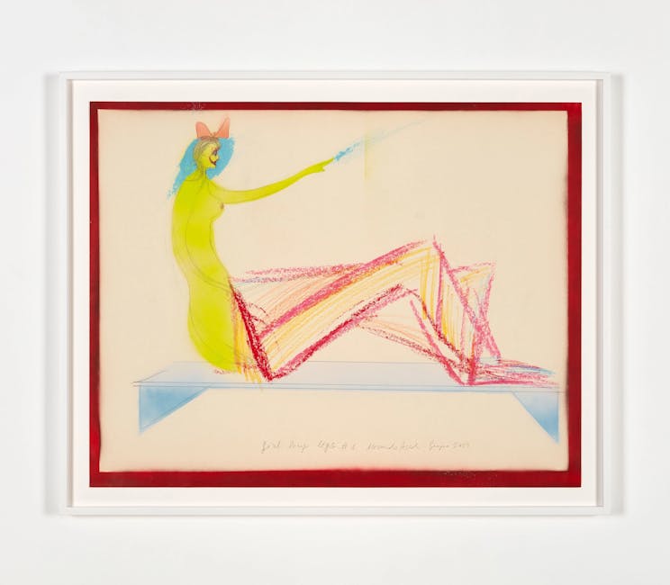 Alessandro Pessoli - Girl Long Legs