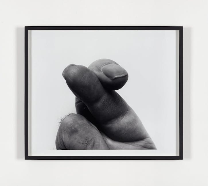 John Coplans - Self-Portrait, Crossed Fingers
