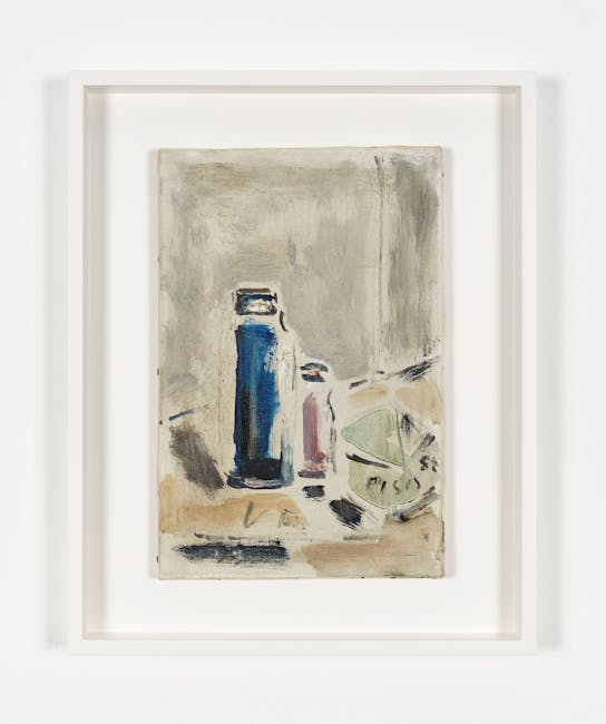 Filippo de Pisis - Natura morta con bottiglie