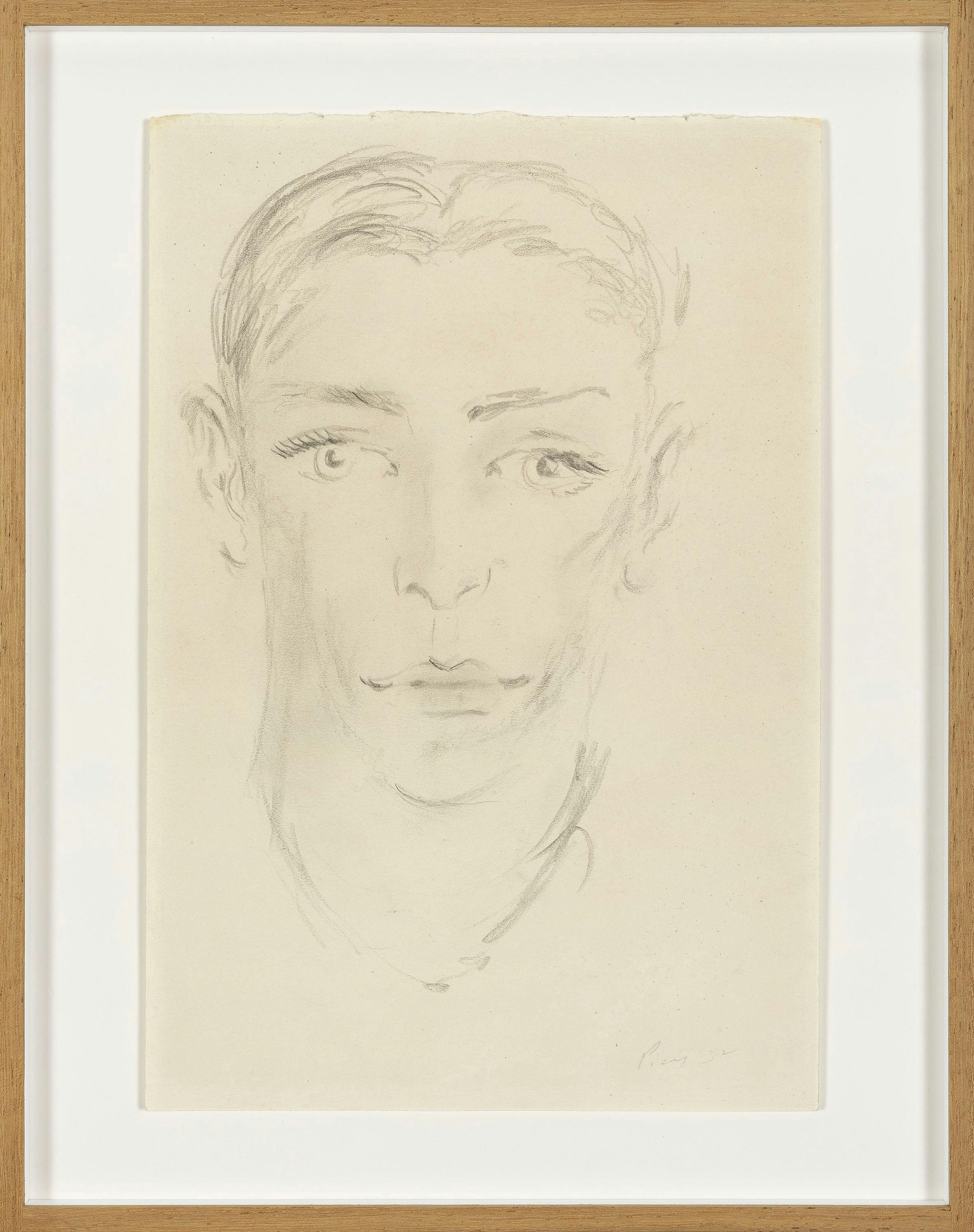 Filippo de Pisis - Ritratto maschile