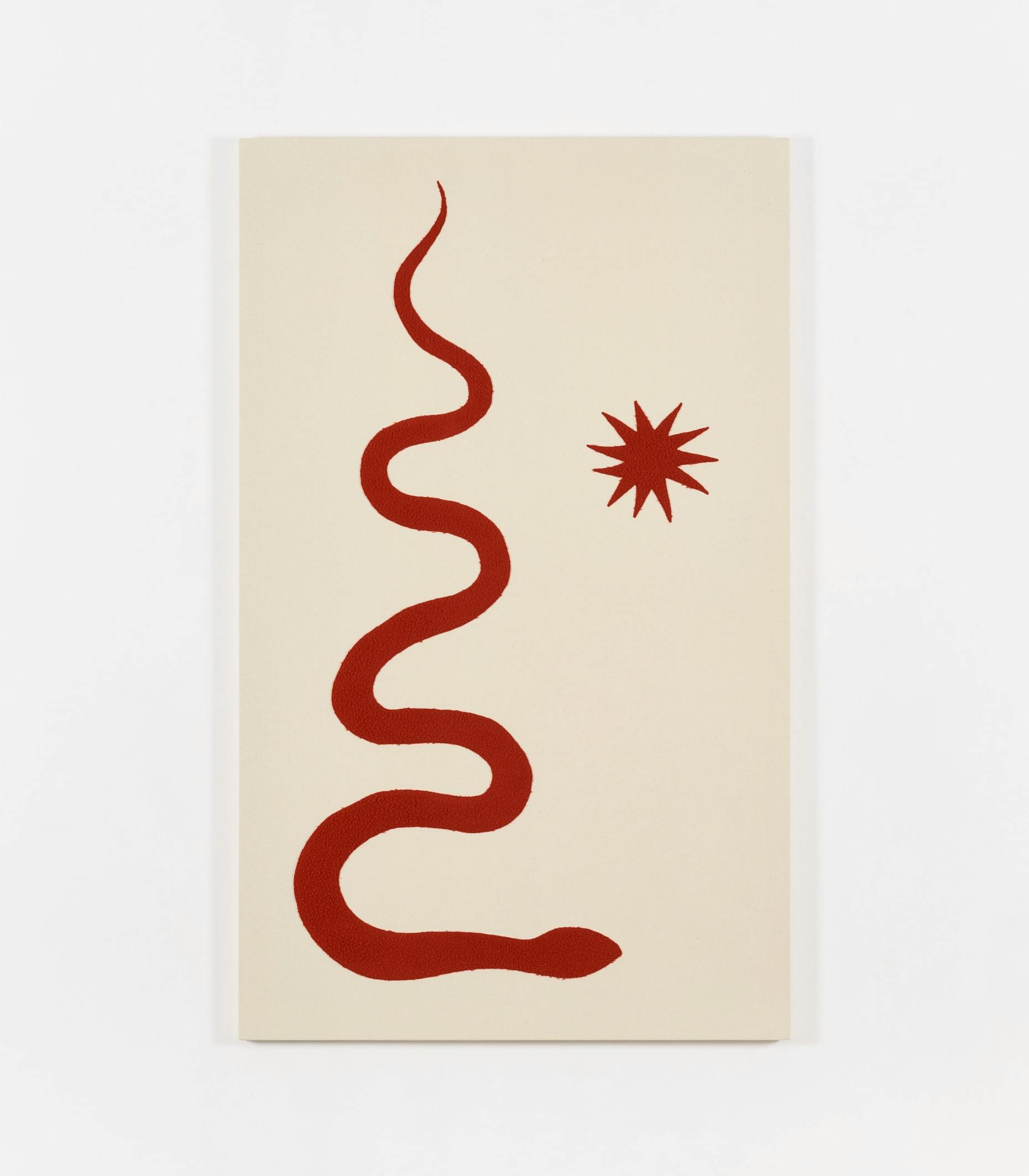 Adelaide Cioni - Totem for Greta, red snake Adelaide Cioni - Totem for Greta, red snake