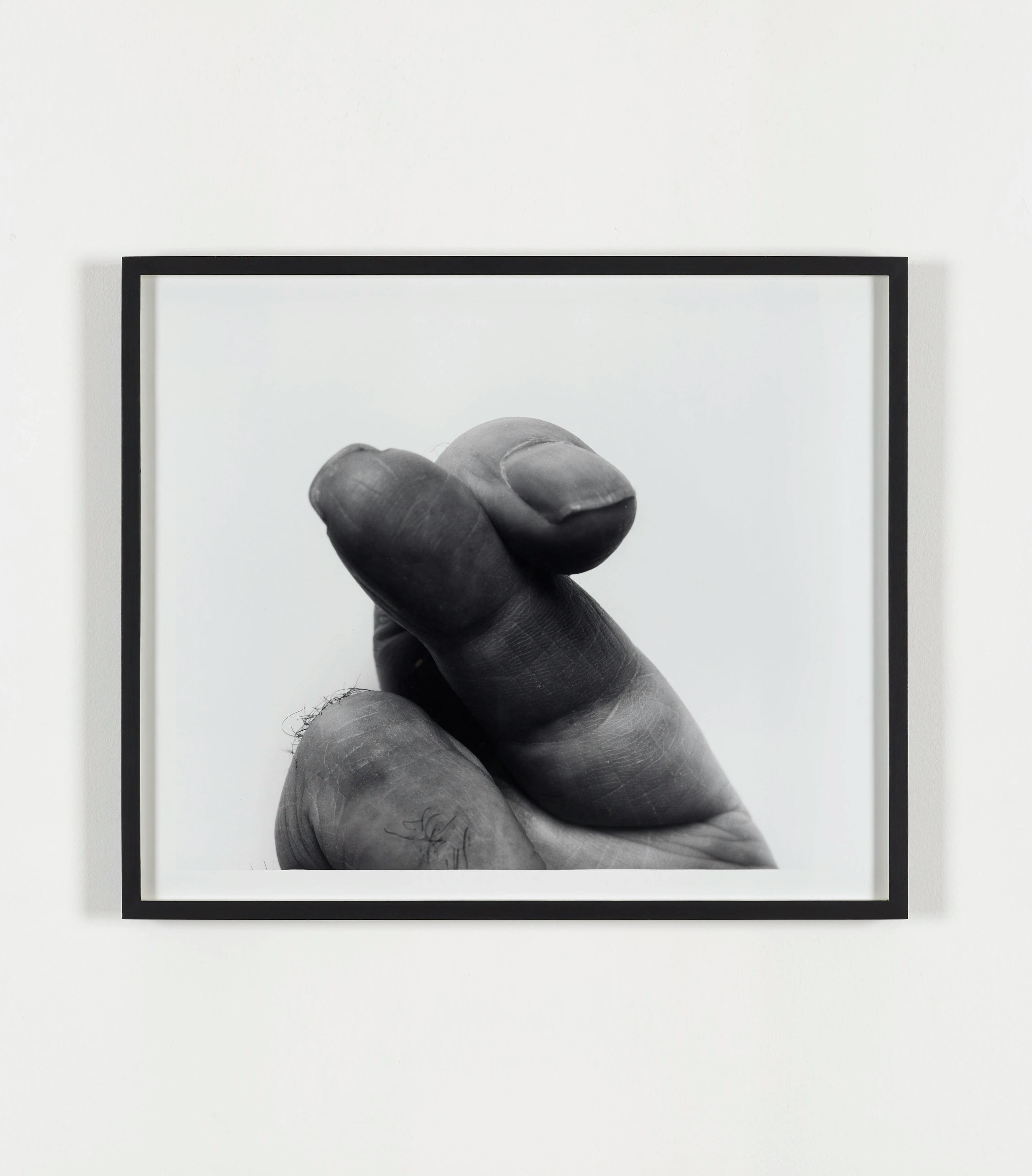 John Coplans - Self Portait, Crossed Fingers, No. 3