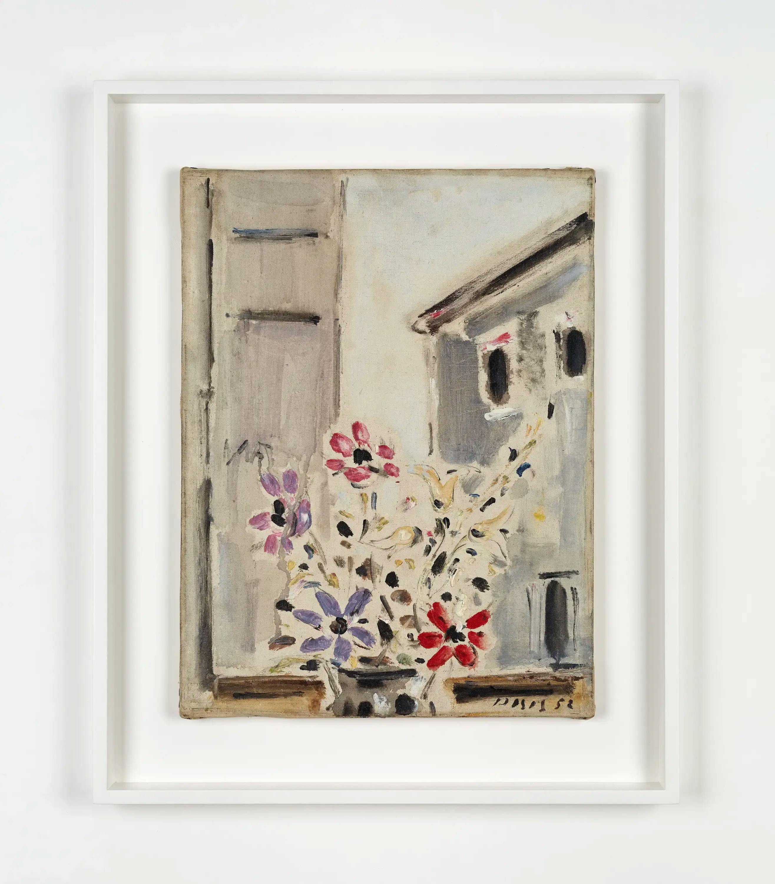 Filippo de Pisis - Fiori sulla finestra