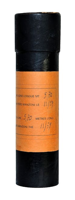 Piero Manzoni - Linea 5,70