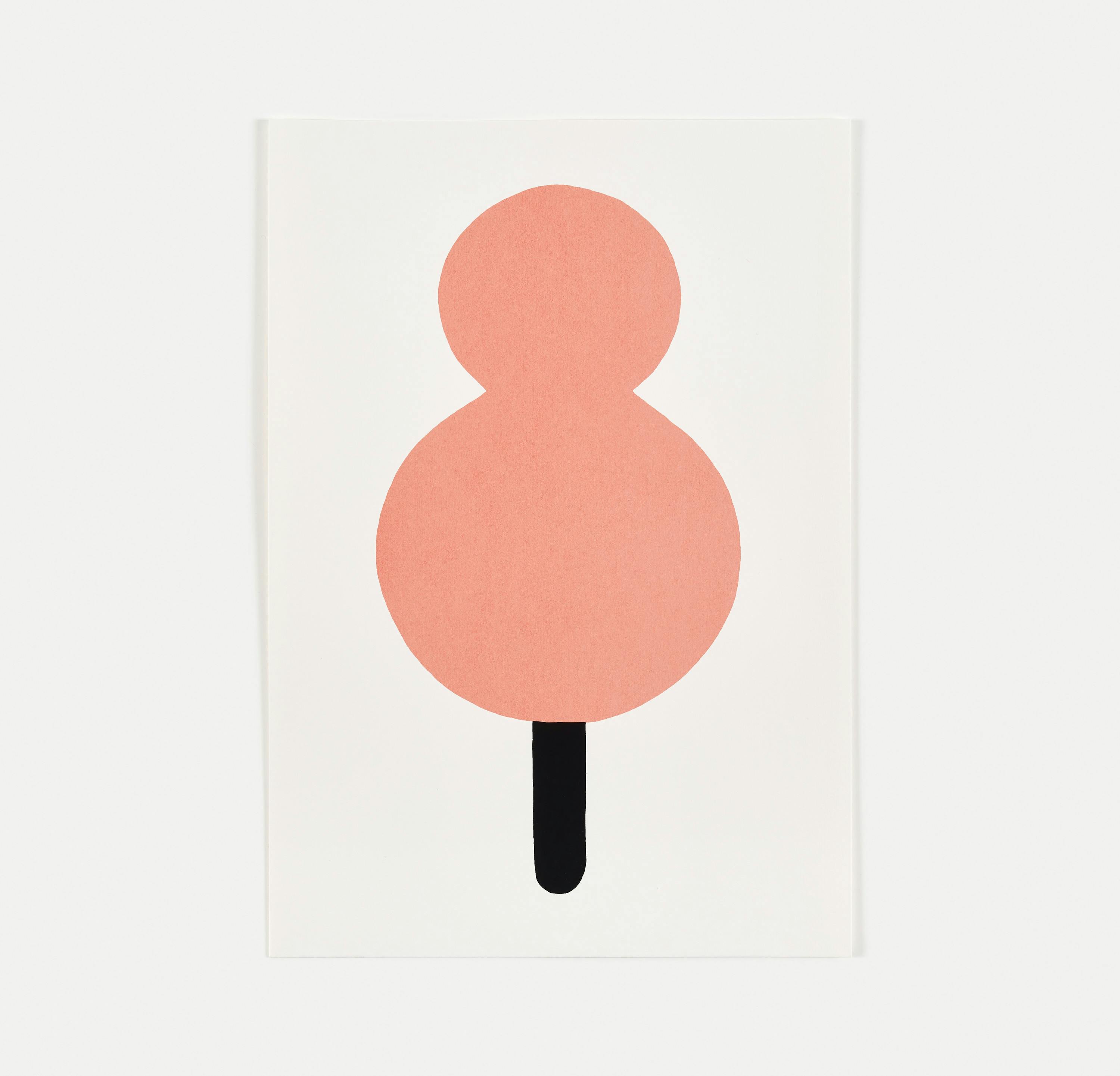 Adelaide Cioni - Go easy on me, one pink with black stick, 2025