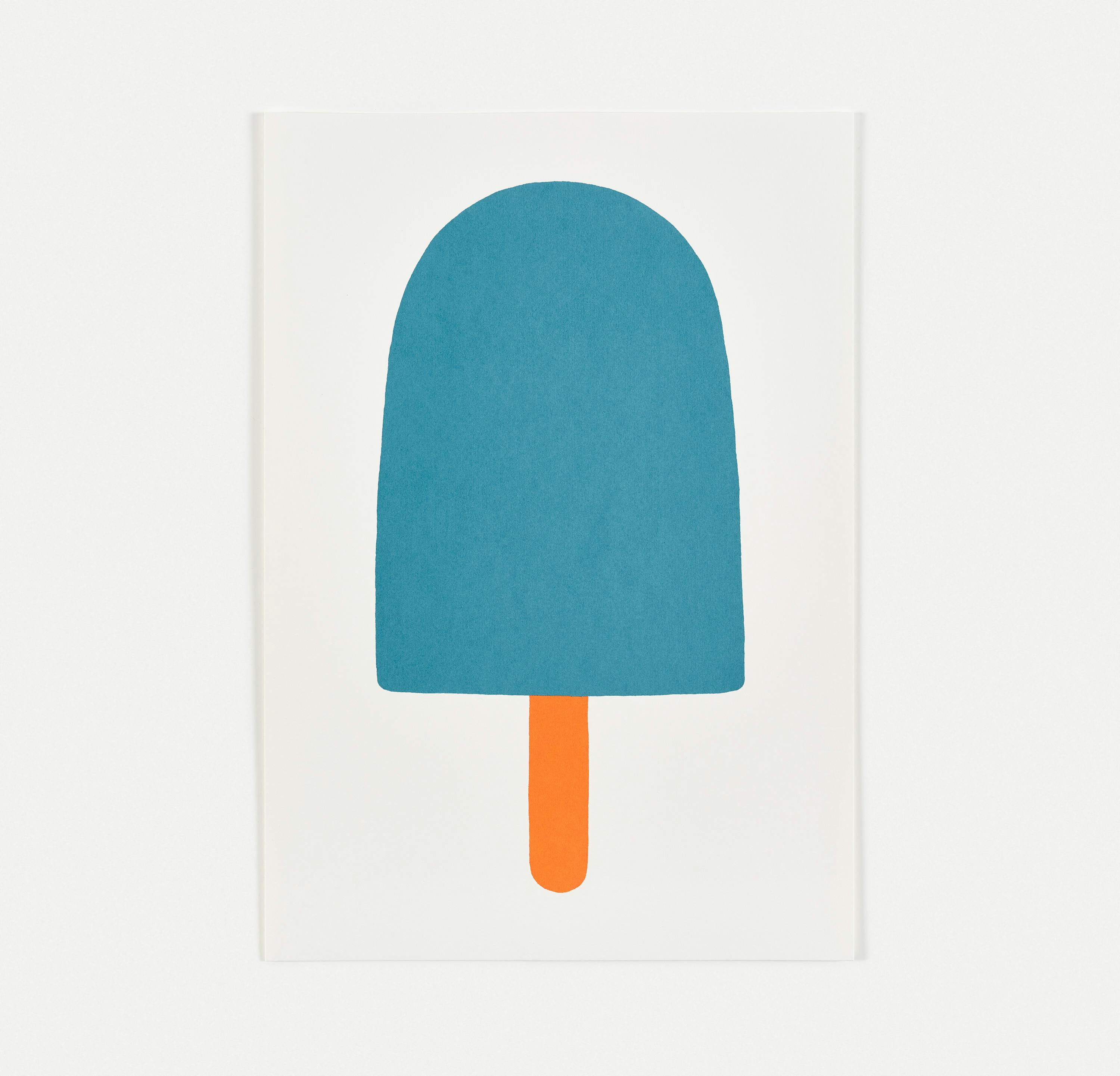 Adelaide Cioni - Go easy on me, one blue with orange stick