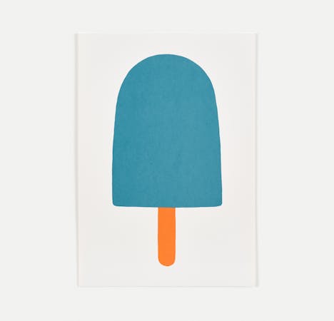 Adelaide Cioni - Go easy on me, one blue with orange stick Adelaide Cioni - Go easy on me, one blue with orange stick