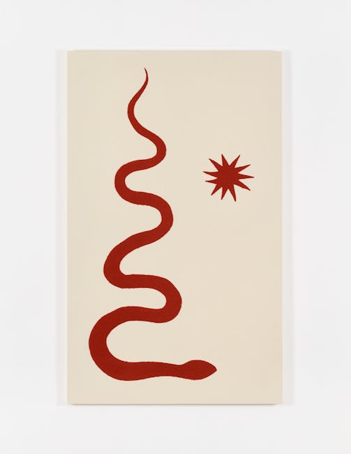 Adelaide Cioni - Totem for Greta, red snake