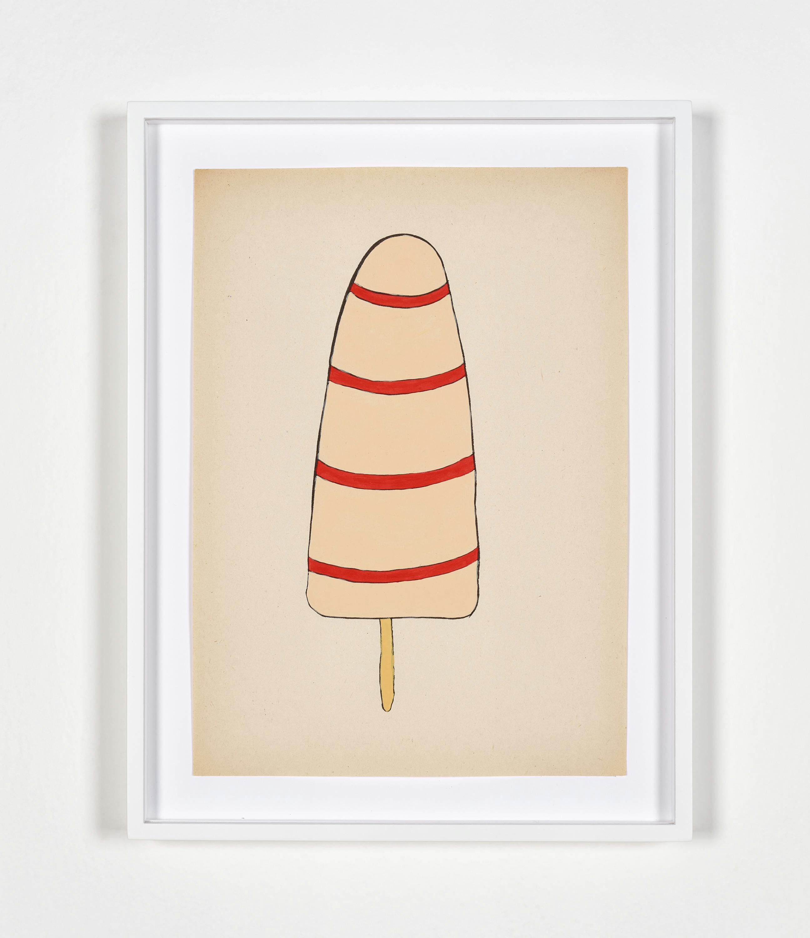 Adelaide Cioni - Go easy on me, one pale pink with red stripes