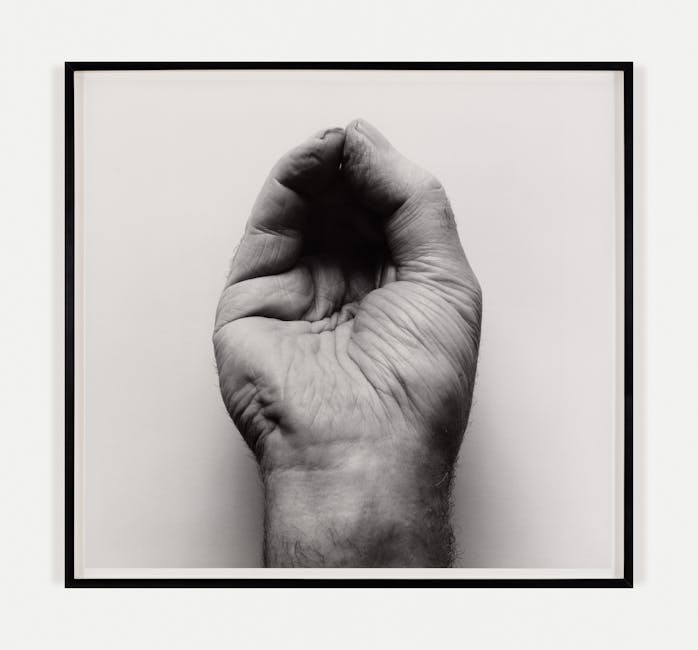 John Coplans - Front Hand, Pinched John Coplans - Front Hand, Pinched