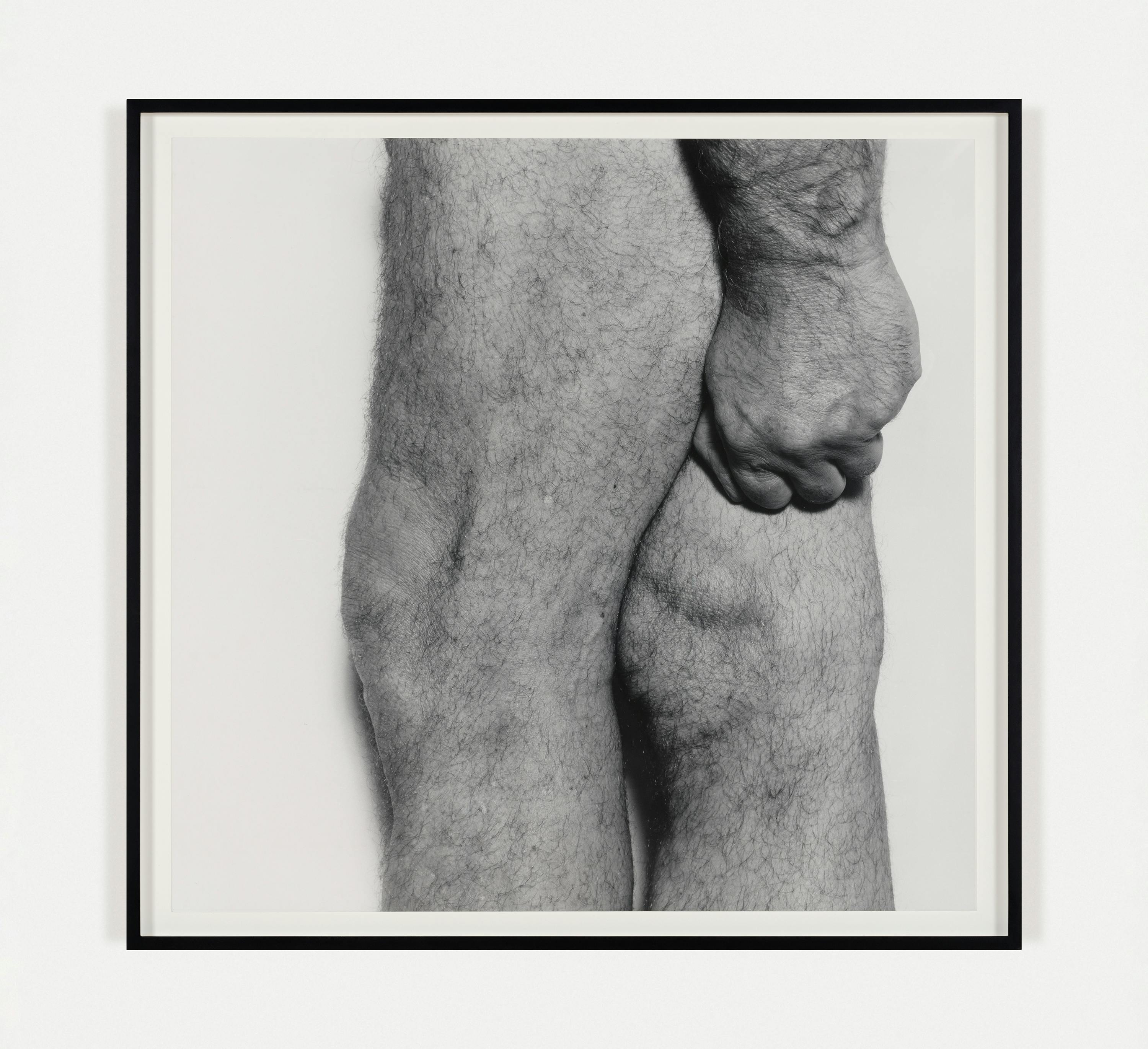 John Coplans - Knees with Fist, Side View