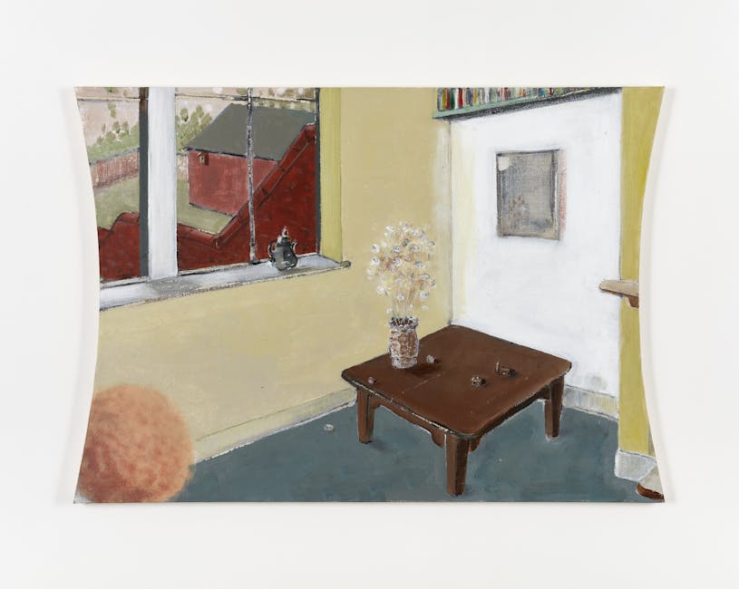 Merlin James - Honesty (Corner Table)