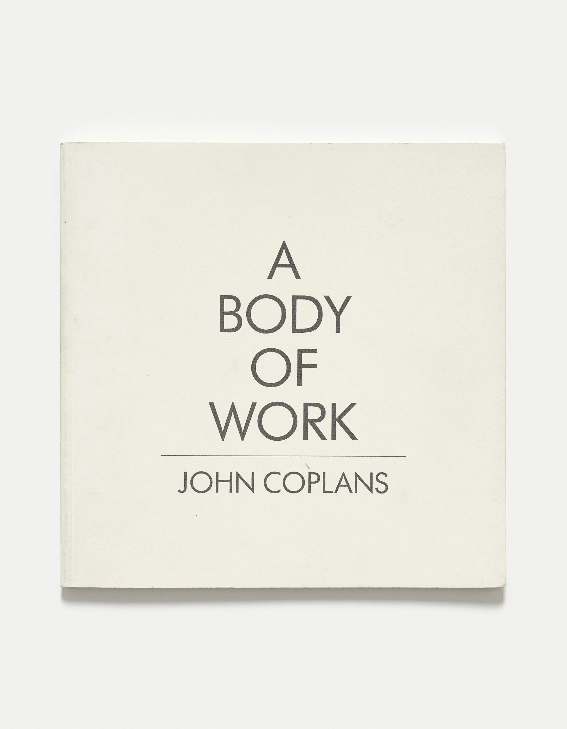 A Body of Work A Body of Work